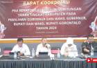KPU Gelar Rakor Pra Rekapitulasi Hasil Perhitungan Suara Tingkat Kabupaten Gorontalo