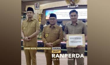 DPRD Kota Gorontalo Terima Draft Ranperda Pajak dan Retribusi Daerah