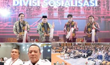 Anggota KPU Kabgor Ikut Rakor Nasional di Surabaya