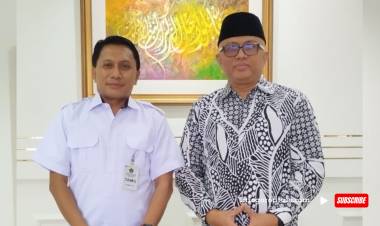 Bertemu dengan Sekretaris Dirjen Pendidikan Islam, Ketua Fraksi Gerindra Gorontalo Bahas Penguatan Pendidikan