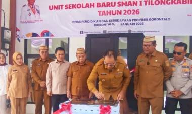 Syamsir Kiayi Hadiri Peresmian SMAN 1 Tilongkabila, Dorong Pemerataan Pendidikan di Bone Bolango