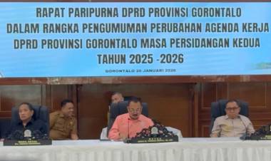 Paripurna DPRD Gorontalo Ubah Agenda Persidangan Kedua 2025–2026